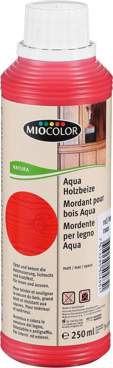 Produktbild Miocolor Aqua Holzbeize (Rot, 0.25 l)