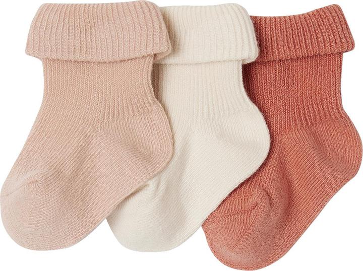 Vertbaudet 3er-Pack unifarbene Baby Socken aus Ripp