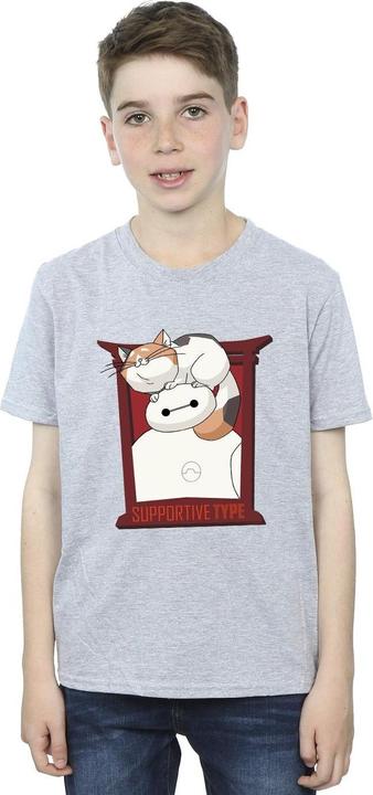Actual product image Disney Boys Big Hero 6 Baymax Frame Support T-Shirt (152, 158)