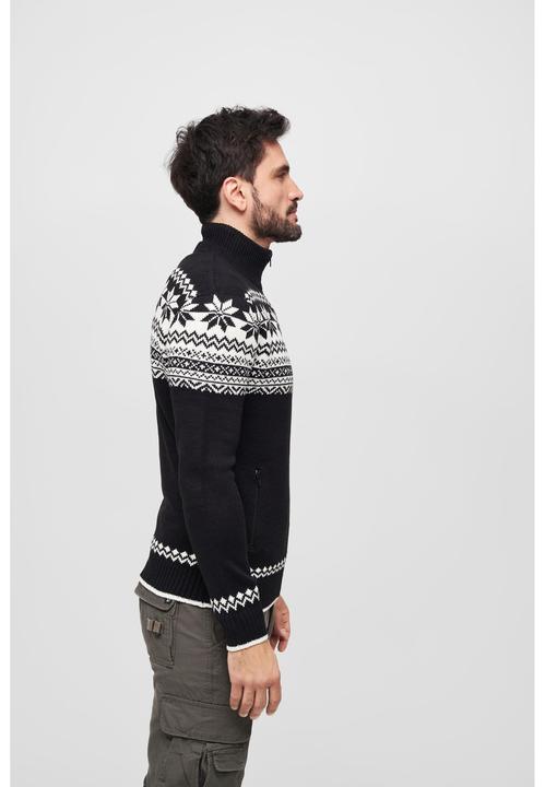 Actual product image Brandit Norwegian cardigan size L colour black (L)