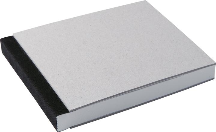 Image du produit Kunst&Papier Carnet de croquis cartonné gris relié (15 x 12 cm, Couverture rigide)