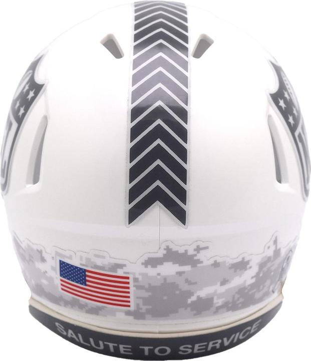 Actual product image Riddell Speed Mini Football Helm SALUTE Buffalo Bills