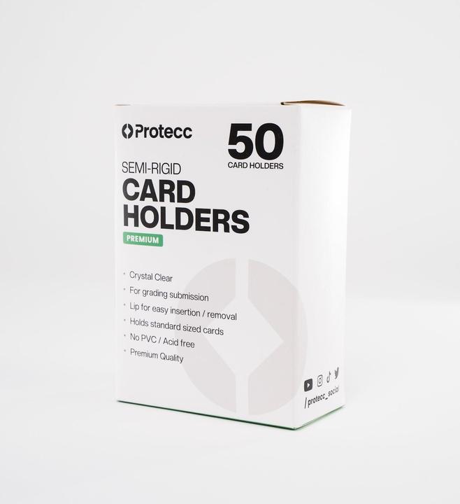 Actual product image Protecc Semi-Rigid Card Holders (50er Pack)