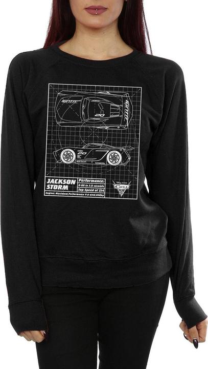 Image du produit Disney - Sweat CARS JACKSON STORM BLUEPRINT - Femme (XXL)