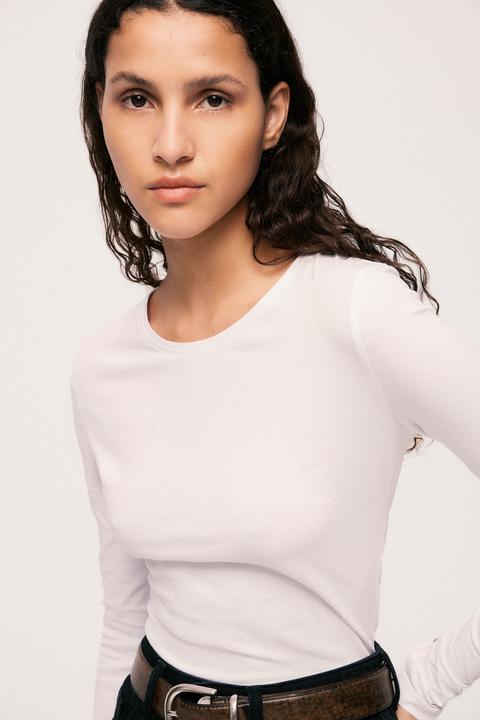 Actual product image Vila Round neck top with long sleeves (XL)