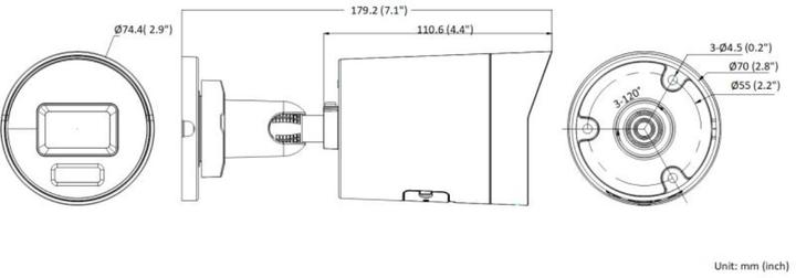 Produktbild Hikvision IP-KAMERA DS-2CD2066G2H-IU (2 8 mm) (3200 x 1800 Pixels)