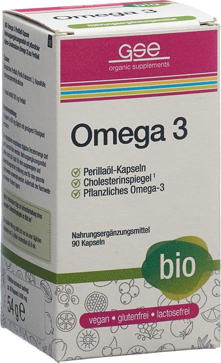 Produktbild GSE Omega 3 Perilla Öl Bio Kaps (90 Stück, Kapseln, 192 g)