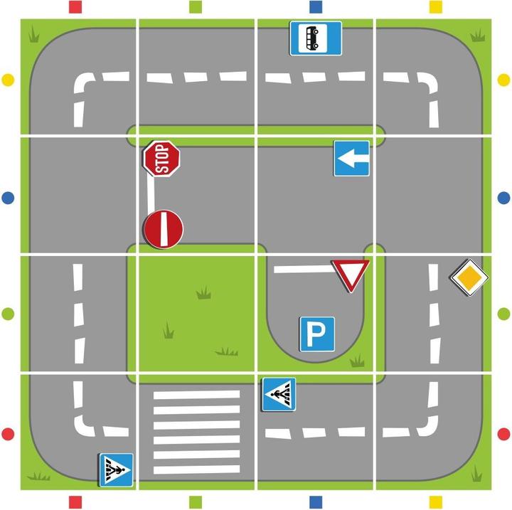 Produktbild Tinkerbots My first Robot - Verkehrs-Spielmatte und Karten