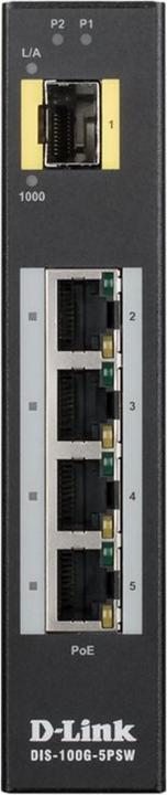 Actual product image D-Link DIS-100G-5PSW 5-Port Unmanaged (5 Ports)