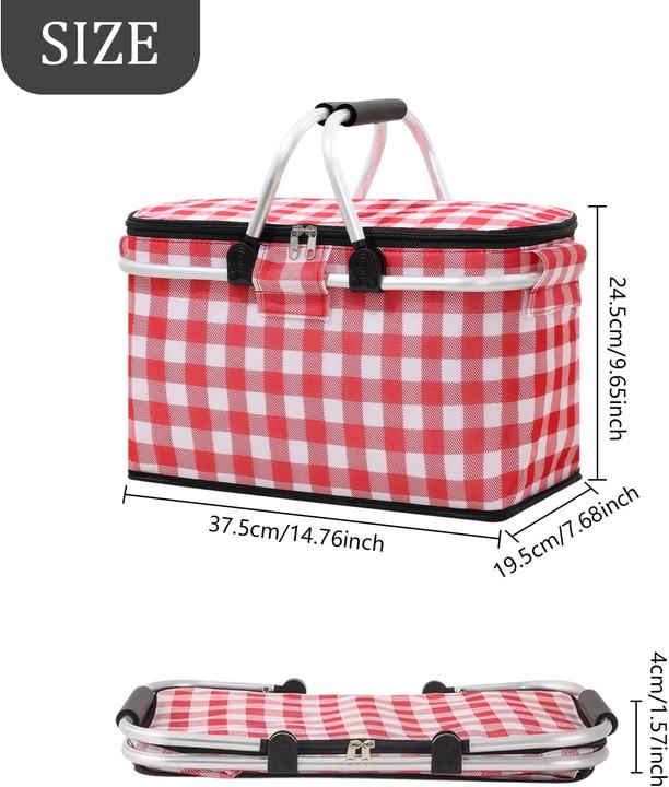 Produktbild Kysun Isolierter Picknickkorb, faltbar