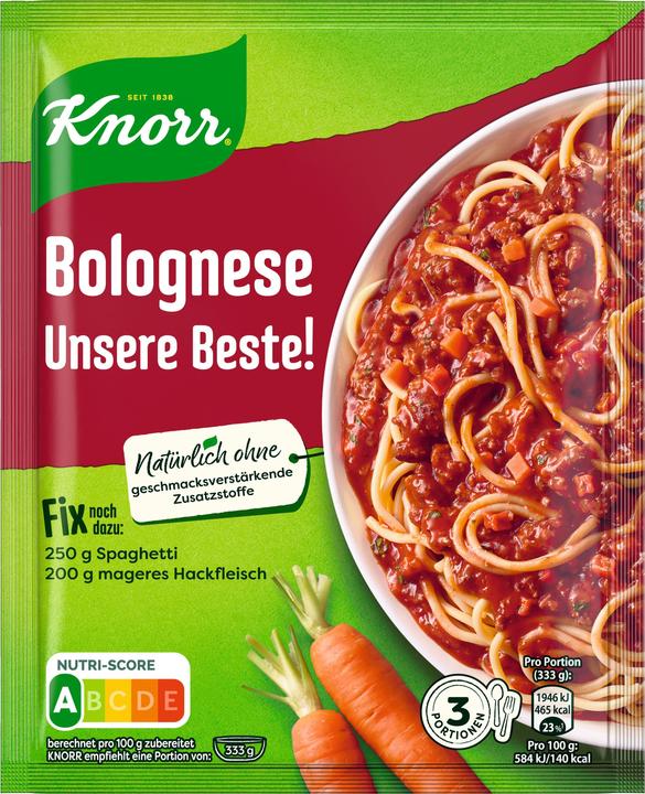 Produktbild Knorr Fix Bolognese Unsere Beste! (38 g)