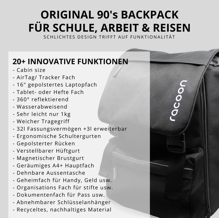 Actual product image Racoon Classic (35 l)