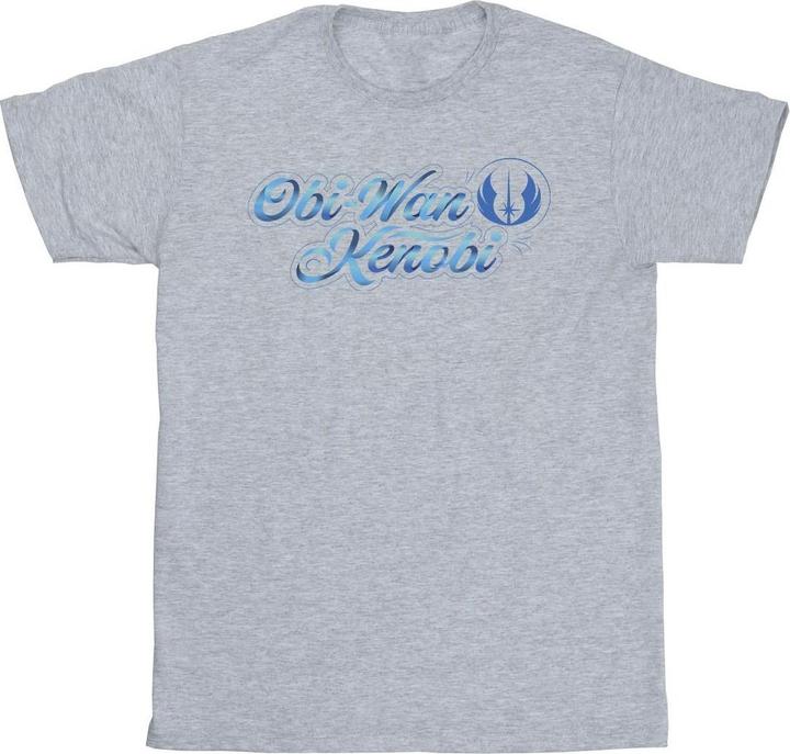 Produktbild Star Wars ObiWan Kenobi Ribbon Font TShirt (S)