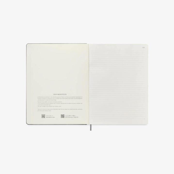 Image du produit Moleskine Carnet de notes intelligent (A4, À rayures, Couverture rigide)