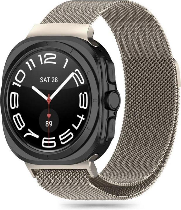 Tech-Protect MilaneseBand for Samsung Galaxy Watch Ultra (47mm) - Beige (Edelstahl)