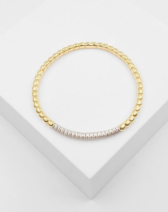Immagine prodotto Muau Flexarmband 750/18K Bicolor, Diamant 0.40ct. 17cm (17 cm)