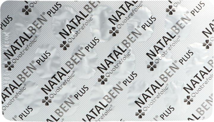Valeurs nutritives et ingrédients Natalben Plus (1 pièce(s), Capsules, 185 g)