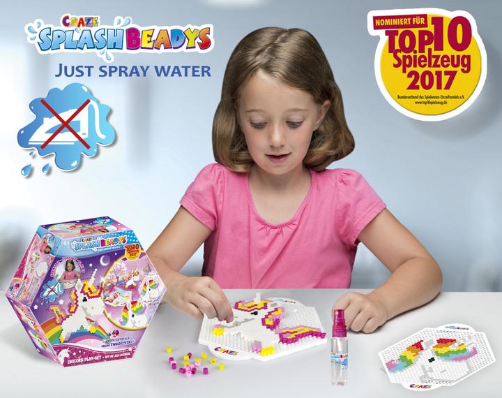 Actual product image Craze Splash Beadys Play Set Unicorn