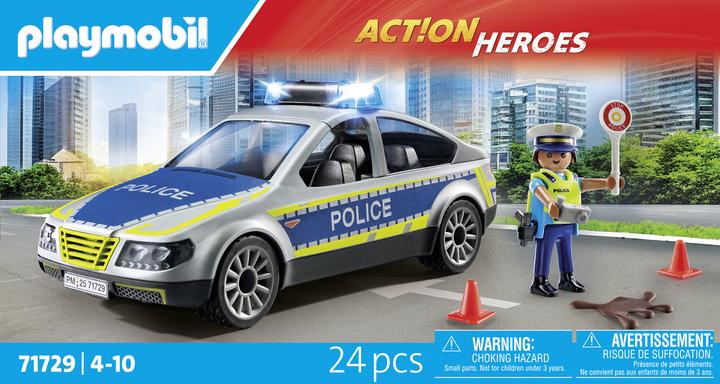 Image du produit Playmobil Voiture de patrouille de la police (71729, Playmobil Action Heroes)