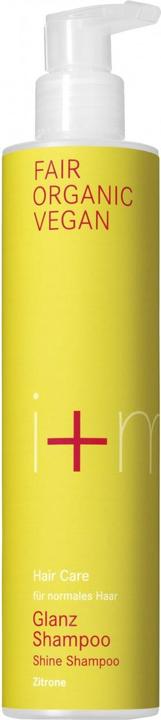 i+m Naturkosmetik Shampoo Glanz Zitrone (250 ml, Flüssiges Shampoo)