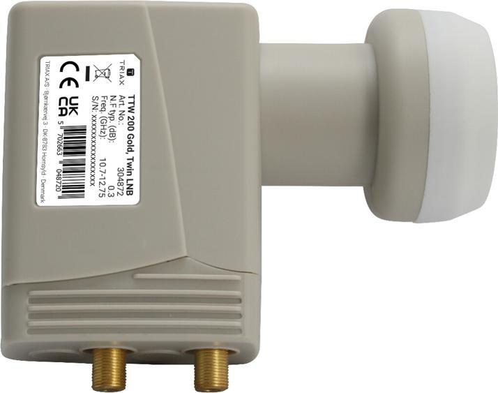 Actual product image Triax TTW 200 Gold (Single LNB, 40mm)