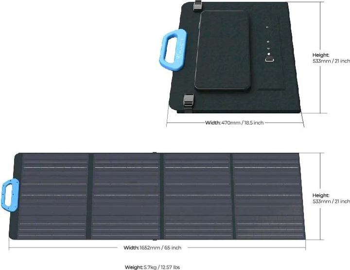 Produktbild Bluetti PV120 faltbares Solarpaneel 120 Watt (120 W, 5.70 kg)