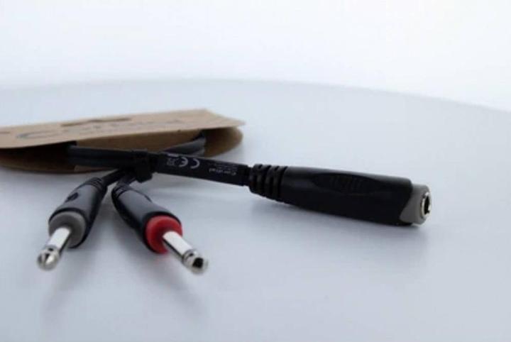 Produktbild Cordial 14885 Klinke Audio Y-Adapter (1x Klinkenbuchse 6.3 mm (stereo) - 2x Klin