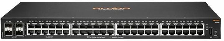 Produktbild HPE E Aruba 6000 Switch 4 SFP Ports, 1U, Layer 2, ACL, QoS, Web GUI, CLI, Aruba NetEdit, Zero To (52 Ports)