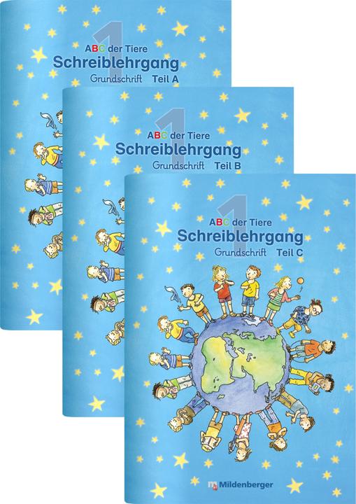 Actual product image ABC der Tiere 1 - Schreiblehrgang (German, Rosemary Handt, Klaus Kuhn, Heike Treiber, 2016)