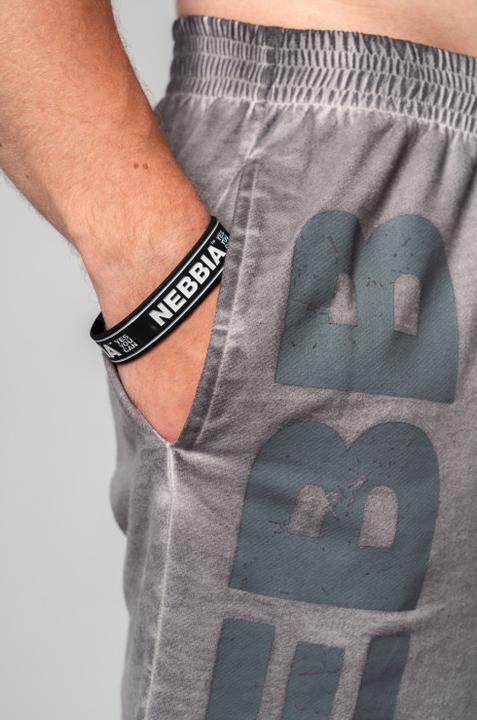 Actual product image Nebbia Washed-off Sweatshorts 367 - light grey (XL)