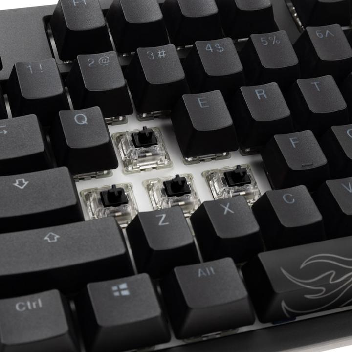 Image du produit Ducky Clavier de jeu Shine 7 PBT, MX-Black, RGB LED - blackout (US) (US, Filaire)