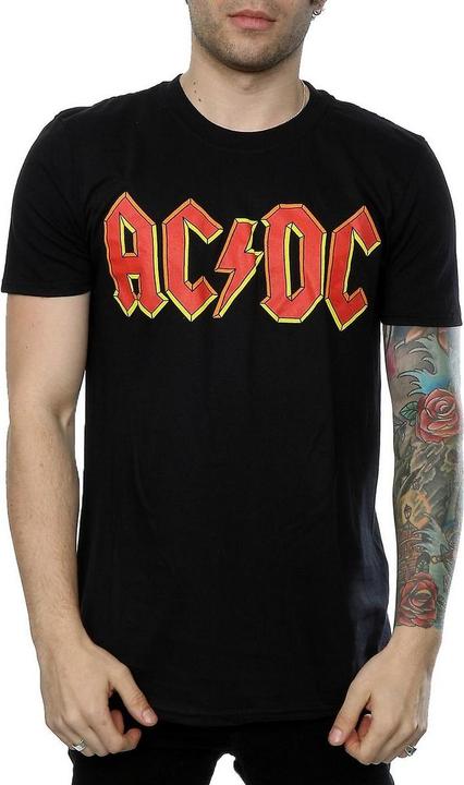 Image du produit AC/DC T-shirt en coton avec logo pour hommes (L)