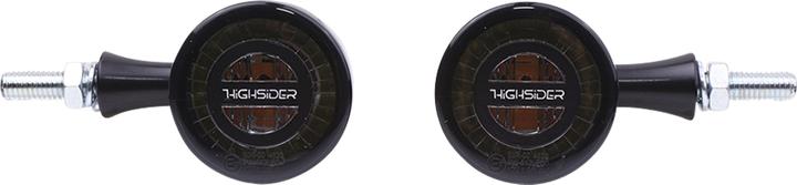 Immagine prodotto Highsider Indicatore di direzione/posizione a LED ROCKET BULLET vetro colorato nero