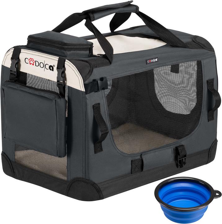 Produktbild Cadoca Hundetransportbox (Hund, Faltbar, Atmungsaktiv)