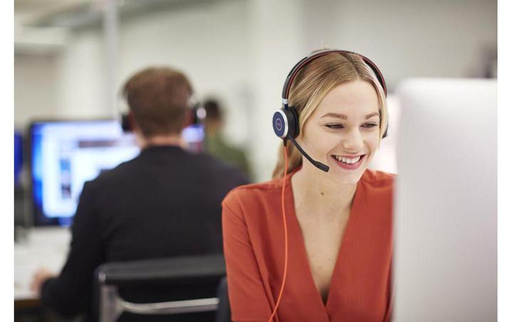 Actual product image Jabra Evolve 40 Duo MS (Cable, USB-C)