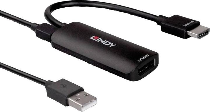 Produktbild Lindy HDMI zu DisplayPort Konverter (HDMI, 7.10 cm)