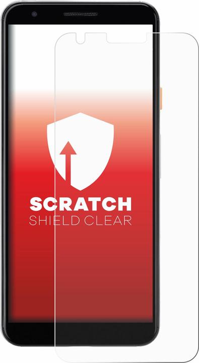 Actual product image upscreen Scratch Shield Protector (1 Piece, Google Pixel 3a)