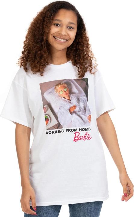 Image du produit Barbie - T-shirt WORKING FROM HOME - Femme (S)