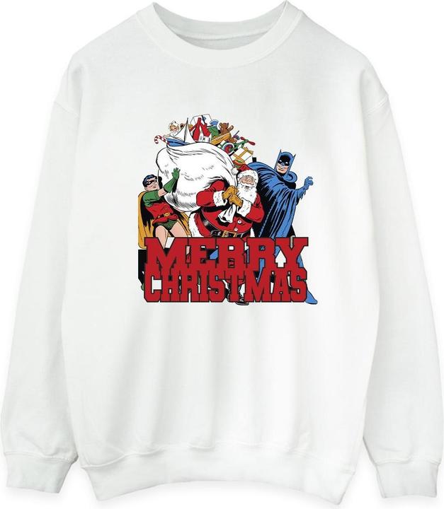 Produktbild Batman Frohe Weihnachten Comic Sweatshirt aus Baumwolle (L)