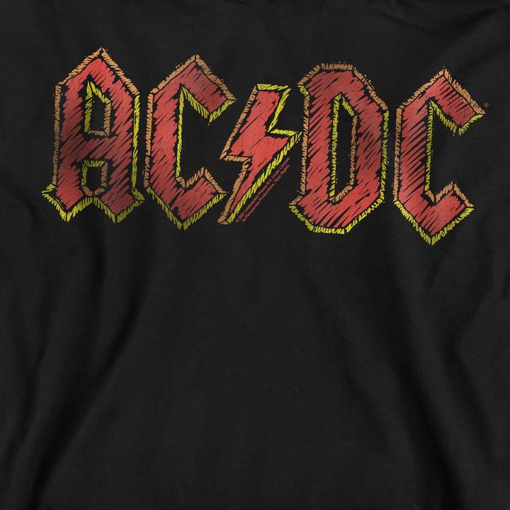 Immagine prodotto AC/DC Felpa Logo Disegnato a Mano Adulto Unisex (L)