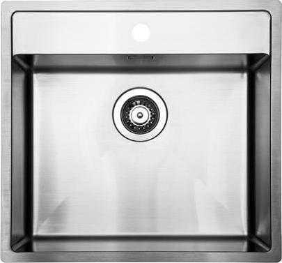Produktbild Juvel stålvask BALTIC500THF - Til nedf. udv. mål 530x500 mm.