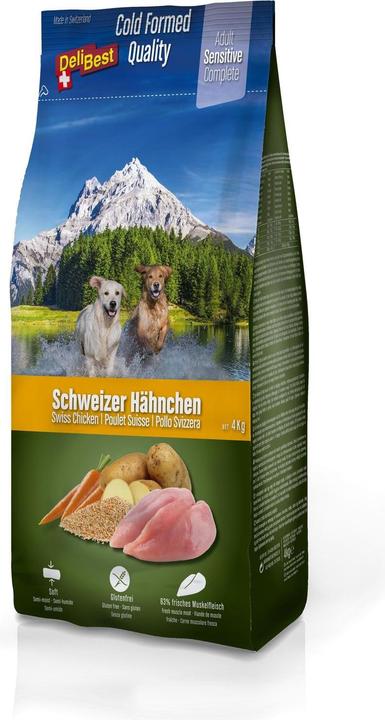 Produktbild DeliBest Dog Adult Premium Complete Sensitive Schweizer Hähnchen (Adult, 1 Stk., 4000 g)