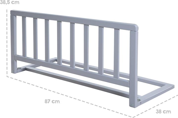 Actual product image Roba Wooden bed guard, 90 cm (38 cm)