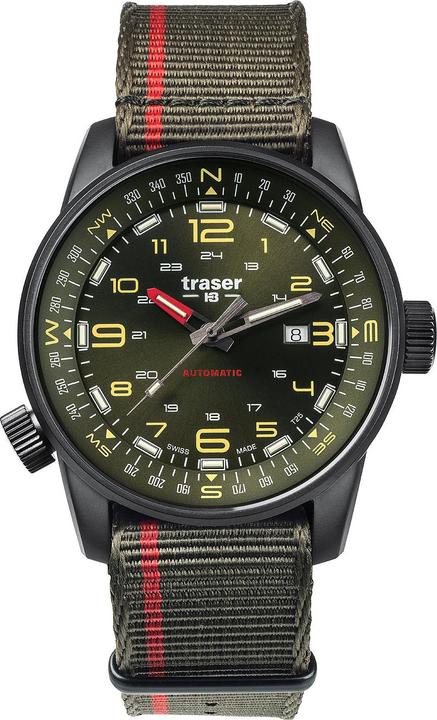 Actual product image Traser H3 110456 P68 Pathfinder Automatic 46mm 10ATM (Analogue wristwatch, 46 mm)