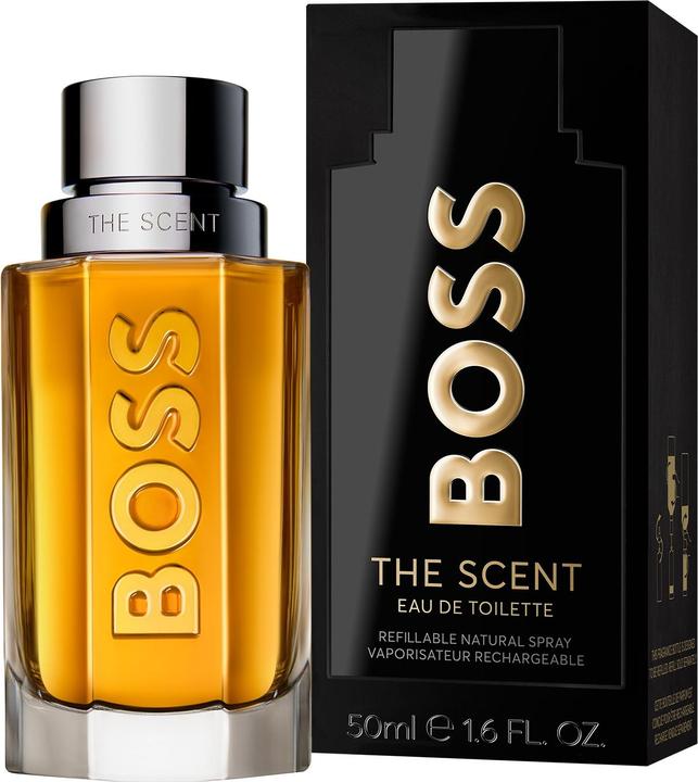 Actual product image Hugo Boss Boss The Scent Eau De Toilette for Him Ambery & Woody Fragrance (Eau de toilette, 50 ml)