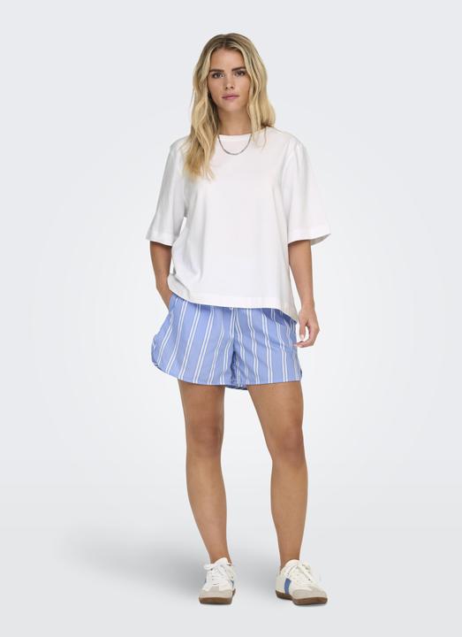Immagine prodotto Only T-shirt loose fit con scollo rotondo e maniche a pipistrello (XS)