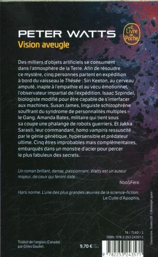 Immagine prodotto Vision aveugle (Francese, Watts Peter, 2024)