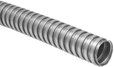 Actual product image Rs Pro Flexible Conduit, 20mm Nominal Diameter, Galvanise (1000 cm)