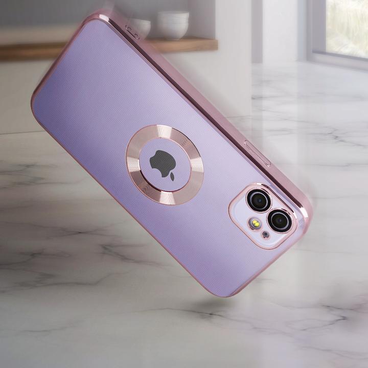 Actual product image Avizar Chrome Style Series Transparent Silicone Sleeve (Apple iPhone 11)