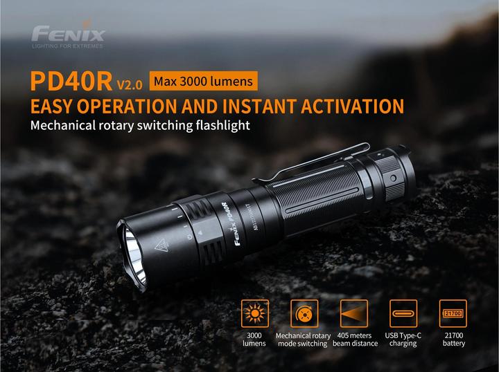 Immagine prodotto Fenix PD40R V2.0 (13.80 cm, 3000 lm)